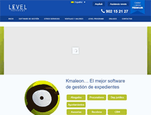 Tablet Screenshot of levelprograms.com